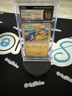 *CGC 10 Pristine* #197/SV-P Pikachu 2024 Pokemon Japanese Gym Participation - Image 1