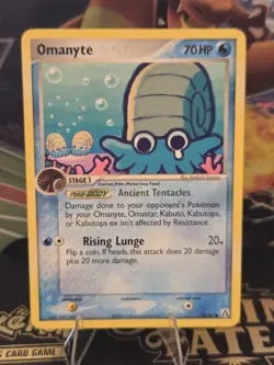 Pokemon Omanyte #60/92 Legend Maker Regular Non Holo 2006 TCG LP - Image 1