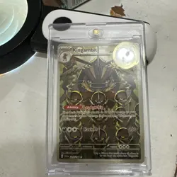 TAG 9.0 MINT Kingambit 2023 Pokemon Pokemon Scarlet & Violet #220 - Image 1
