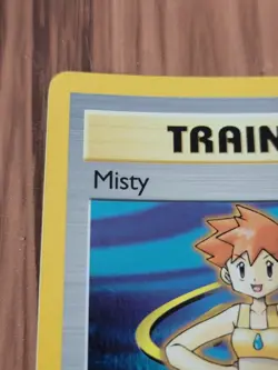 Misty 18/132 1st Edition Gym Heroes Holo Rare WOTC Pokemon TCG English LP - Image 2