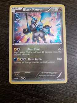 Pokemon TCG Black Kyurem BW58 Holo Rare Black Star Promo, LP 2012 - Image 1