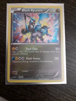 Pokemon TCG Black Kyurem BW58 Holo Rare Black Star Promo, LP 2012 - Image 3