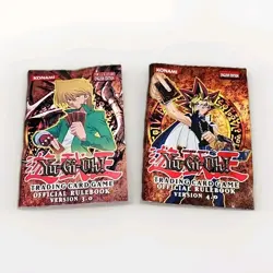 Rare | Vintage 1996 Yu-Gi-Oh! Trading Card Rulebook Versions 3.0 & 4.0 Konami - Image 1