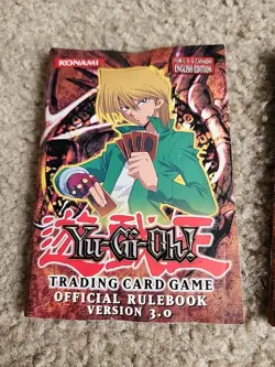 Rare | Vintage 1996 Yu-Gi-Oh! Trading Card Rulebook Versions 3.0 & 4.0 Konami - Image 2