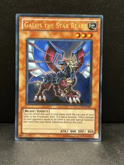 Yugioh Gallis the Star Beast LCGX-EN041 Secret Rare NM - Image 1
