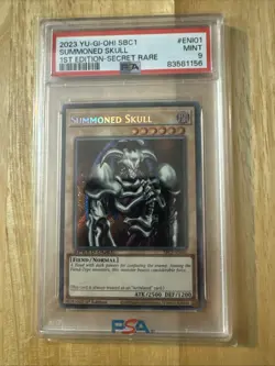 2023 YU-GI-OH! SBC1-SPEED DUEL STREETS OF BATTLE CITY SUMMONED SKULL PSA 9 - Image 1