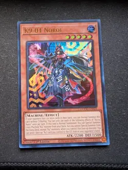 Yugioh K9 - 04 Noroi DOOD-EN025 1st Edition Ultra Rare NM - Image 1