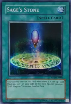 Yugioh! LP Sage's Stone - ROD-EN003 - Secret Rare - Unlimited Edition Lightly Pl - Image 1