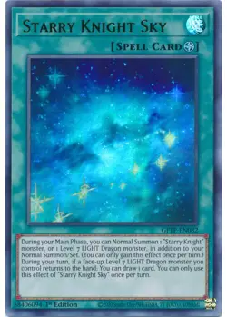 Yugioh - Starry Knight Sky (Ultra Rare) (1st Edition) - GFTP-EN032 P - Image 1