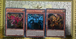 Yugioh! TCG The Egyptian Gods (Slifer, Obelisk, Ra) LDK2-ENS01, -ENS02, -ENS03) - Image 1