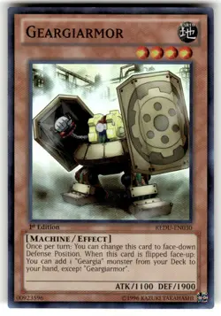 1x (M/NM) - Geargiarmor - REDU-EN030 - Super Rare - 1st Edition YuGiOh - Image 1