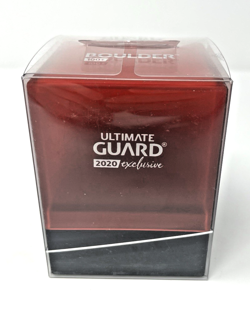 Ultimate Guard 2020 Exclusive Edition Boulder Deck Box Red Holds 100+ Cards - Image 1