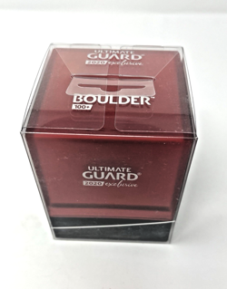 Ultimate Guard 2020 Exclusive Edition Boulder Deck Box Red Holds 100+ Cards - Image 2