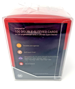 Ultimate Guard 2020 Exclusive Edition Boulder Deck Box Red Holds 100+ Cards - Image 5