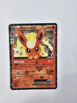 Flareon EX RC6/RC32 Pokemon Generations Radiant Collection Card TCG - Image 1