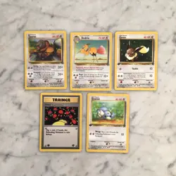 Pokemon Card Lot 1999 WOTC 45 Different Cards All 1st Edition Or Uncommon NM - Image 2