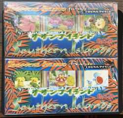 Vintage Pokemon TCG Japanese Southern Islands 2 Sealed Pack of 3 Cards Postcard - Image 1