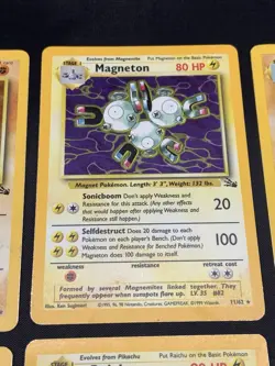 Vintage Pokemon Cards Rare Holo Lot WOTC 1999 MP/HP - Image 3