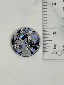 Pokemon Trading Card Games Umbreon & Darkrai Silver Plastic Coin Japanese - Image 3