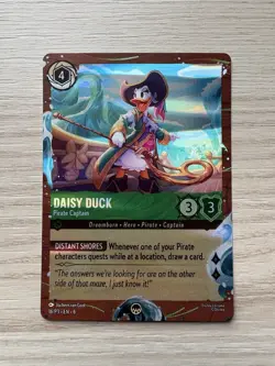 Lorcana Pirate Cards - Disney Cruise Line Treasure - Full Set of 5 plus bag - Image 5