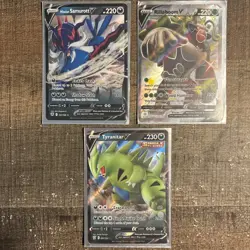 Pokemon TCG Lot of 3 V Holo Ultra Rare Full Art Cards LP/NM - Image 1