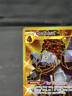 Coalossal 198/189 Darkness Ablaze Pokemon Card Secret Rare Holo Near Mint - Image 2