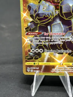 Coalossal 198/189 Darkness Ablaze Pokemon Card Secret Rare Holo Near Mint - Image 5