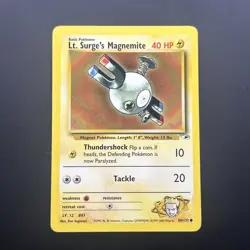 Lt. Surge's Magnemite 80/132 - Gym Heroes - Common - Pokemon Card LP - Image 1