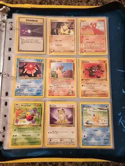 Pokemon Collection Binder Vintage Lot of Cards Holos Rares WoTC 1st Editions Etc - Image 4