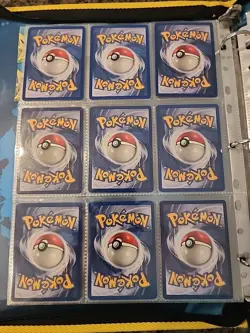 Pokemon Collection Binder Vintage Lot of Cards Holos Rares WoTC 1st Editions Etc - Image 5