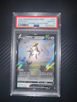 Arceus V SWSH204 SWSH: Sword & Shield Promo Cards Holo PSA 10 - Image 1