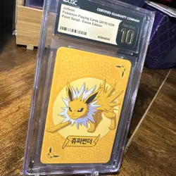 Jolteon-Pristine 10 CGC Pokemon Play Card Point Salad-Eevee Edition 2019 Korean - Image 3