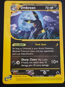 Umbreon - Vintage Pokemon e-Card Skyridge Rare Non-Holo 32/144 - Image 2