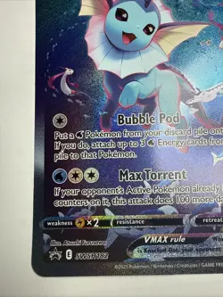 Vaporeon VMAX SWSH182 Jumbo Cards Holo - Image 4