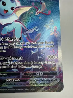Vaporeon VMAX SWSH182 Jumbo Cards Holo - Image 5