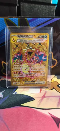 Pokemon TCG Charizard EX Holo Card Sv03: Obsidian Flames 228/197 - Image 1