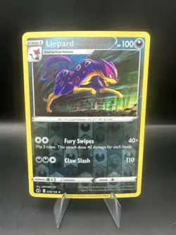 Liepard 078/159 Reverse Holo Crown Zenith Pokemon Card - NM Near Mint - Image 1
