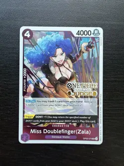 One Piece TCG - One Piece Promotion Cards - Miss Doublefinger(Zala) (Judge Pack) - Image 1