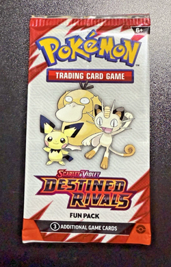 Pokemon TCG: Destined Rivals -Fun Pack (Sealed Pack with 3 Cards) English #C - Image 1