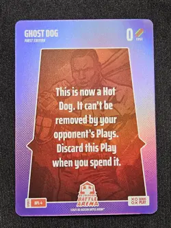 GHOST DOG Bo Jackson Battle Arena Alpha Update Bonus Play Card Foil BPL-4 SSP - Image 1