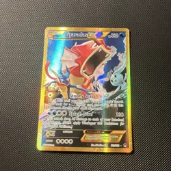 Pokemon TCG Gyarados EX 123/122 XY Breakpoint 2016 Secret Holo Rare Card NM/LP - Image 1