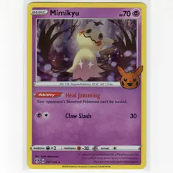 Pokemon TCG Mimikyu 081/189 Trick or Trade 2022 Holo Rare Card EN-NM - Image 1