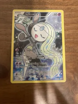 Meloetta #XY120 Mythical Collection Black Star Promo Pokemon Card - Image 1