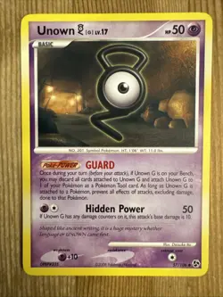 Unown G - 57/106 - Pokemon Great Encounters Non-Holo Card LP - Image 1
