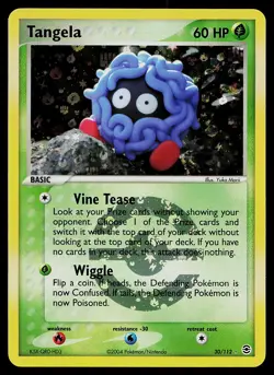 Pokemon Card - Tangela FireRed & LeafGreen 30/112 Reverse Holo - Image 1