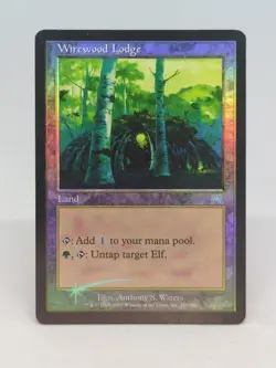 Wirewood Lodge MTG Onslaught FOIL Ex Light Play - Image 1