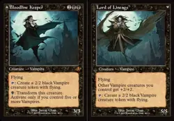 1x Bloodline Keeper // Lord of Lineage - Retro Frame - Innistrad Remastered - Ne - Image 1