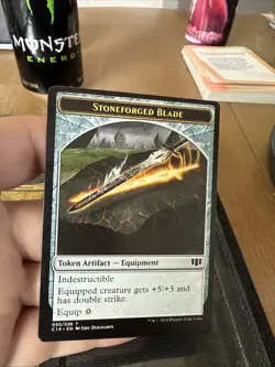 Stoneforged Blade Germ Double-Sided Token Commander 2014 Regular - Image 1
