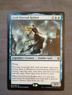 MTG 1X God-Eternal Kefnet X1 War of the Spark Magic - NM - Image 1