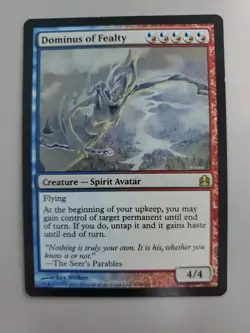 MTG Dominus of Fealty Commander 2011 Regular Rare - Image 1